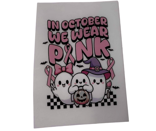 IN OCTOBER WE WEAR PINK LITTLE GHOSTS (SINGLE)