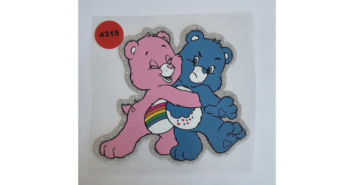 4315 CARE BEARS GLITTER (SMALL)
