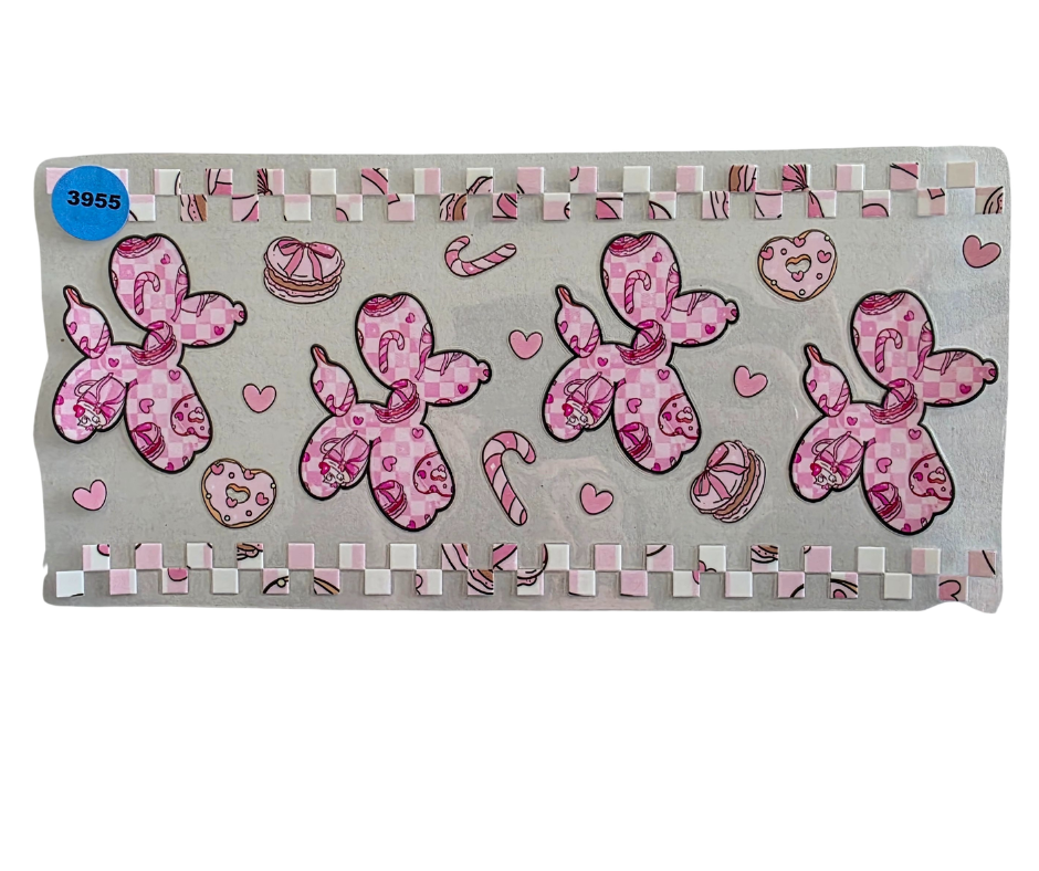 3955 VALENTINE BALLOON DOGS