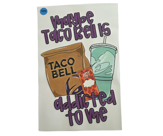 1052 TACO BELL SHIRT TRANSFER