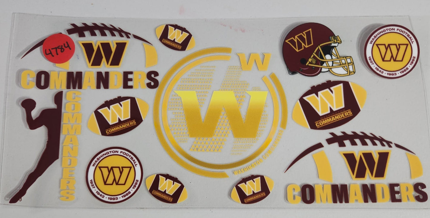 4784 COMMANDERS CUP DECAL