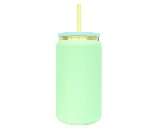 16oz GREEN STAINLESS STEEL (DECAL ONLY)