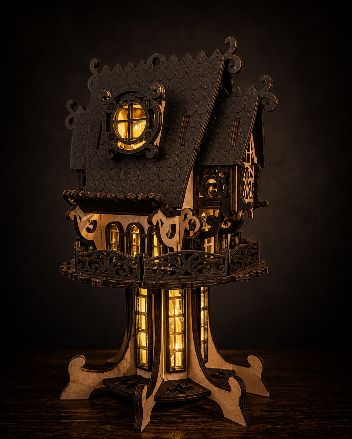 BLACK TAN LIGHT TOWER