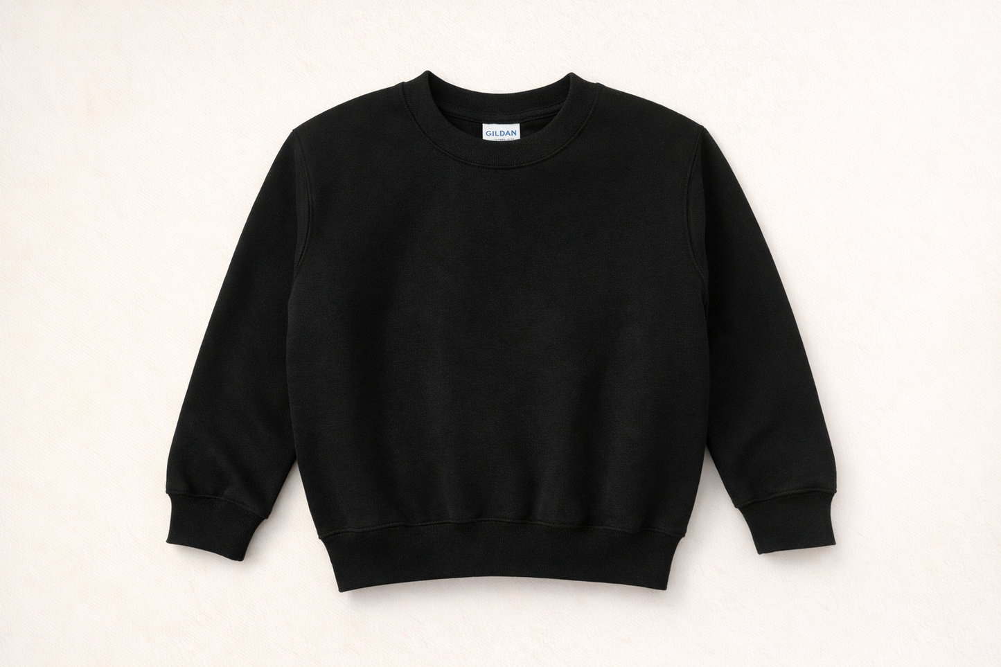 KIDS BLACK CREWNECK