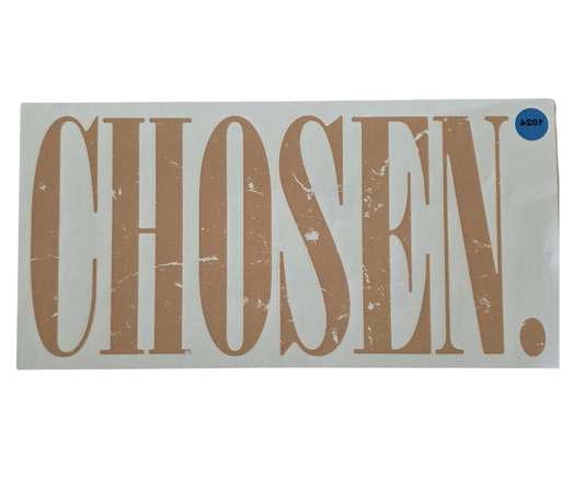 1024 CHOSEN SHIRT TRANSFER
