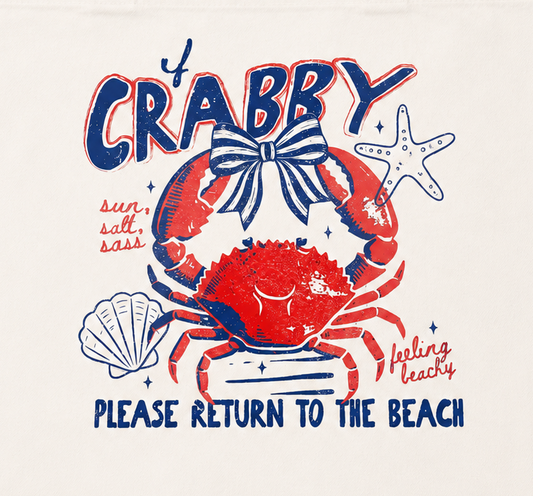 CRABBY TOTE BAG TRANSFER