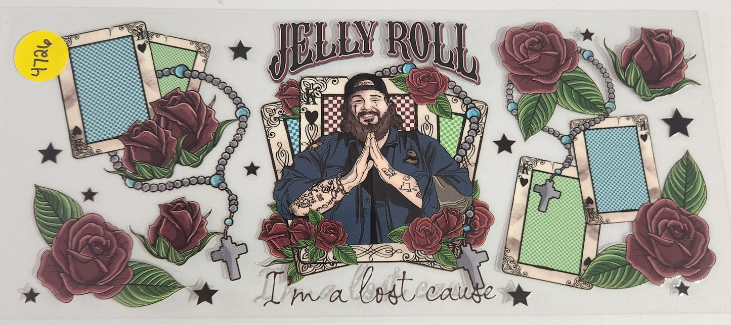 4726 JELLY ROLL CUP DECAL