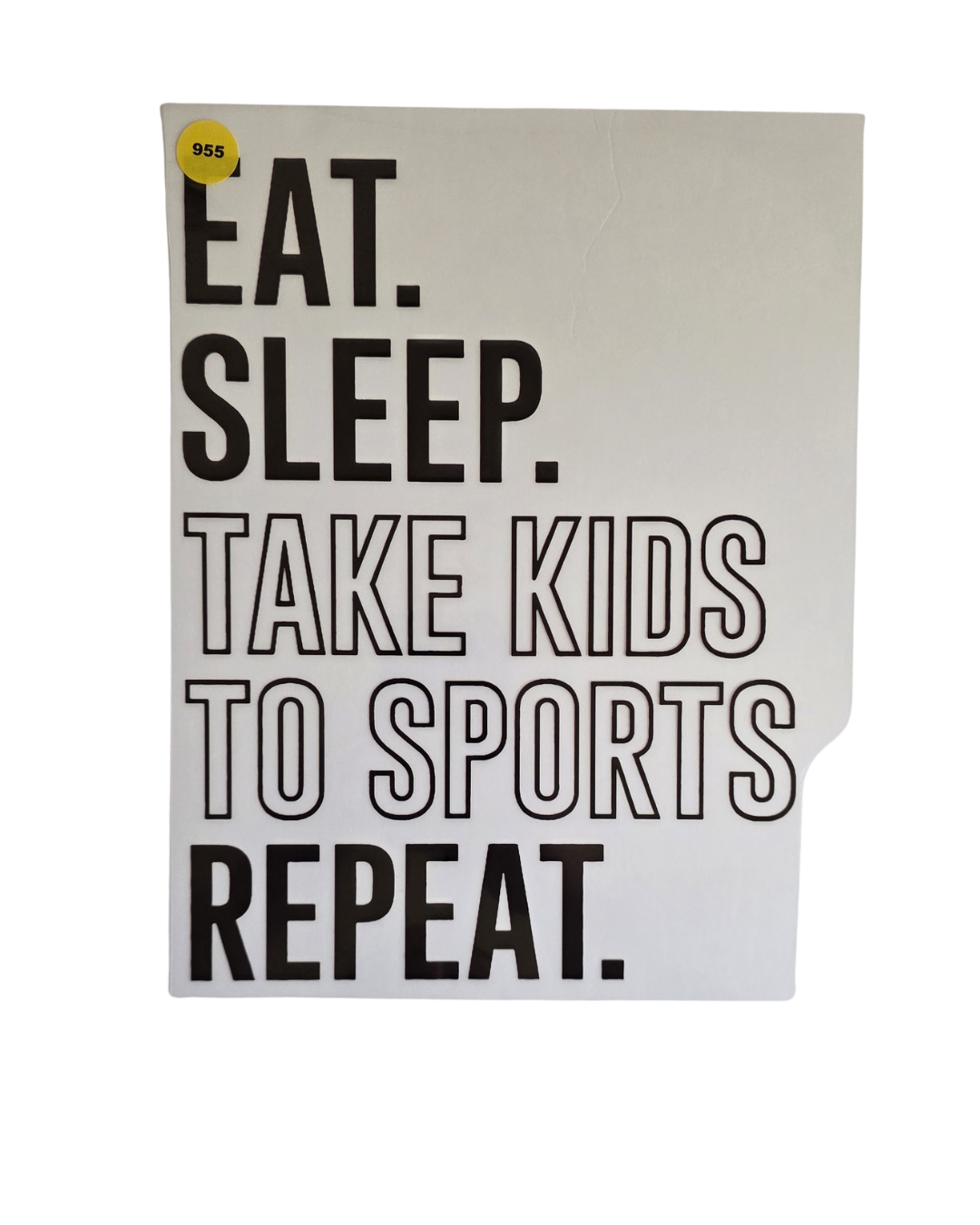 955 EAT SLEEP TAKE KIDS TRANSFER