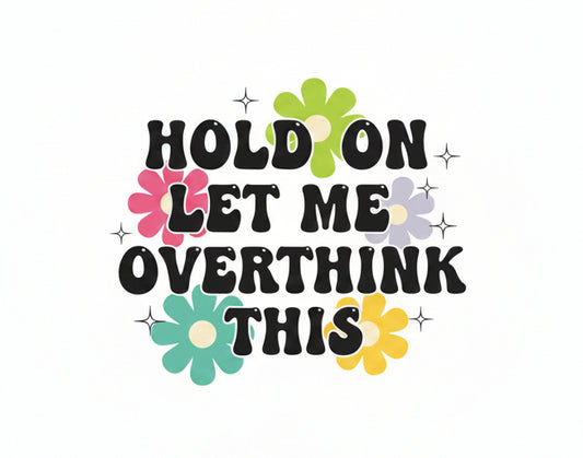 OVERTHINK THIS TOTE BAG TRANSFER