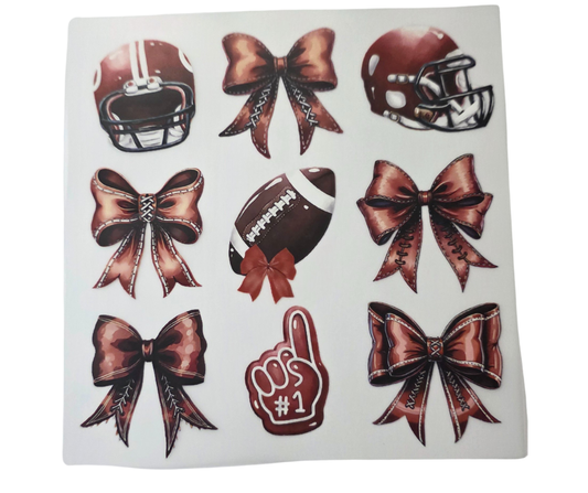 445 HELMETS BOWS FOOTBALL TRANSFER