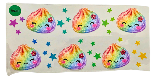 5038 SQUISHY DUMPLING CUP DECAL