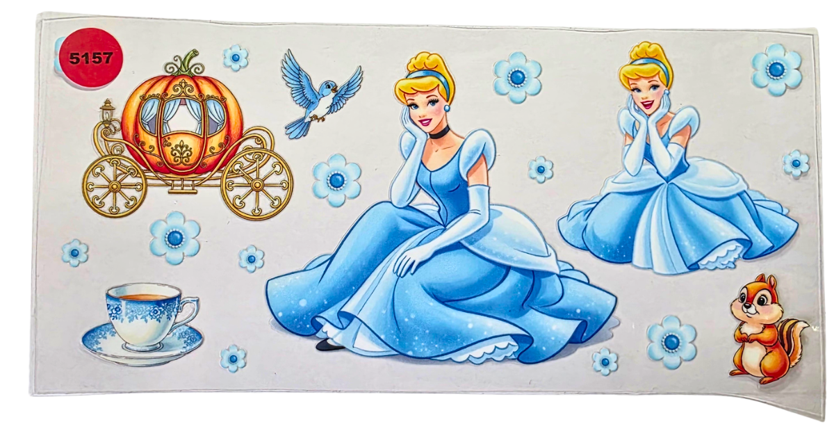 5157 CINDERELLA CUP DECAL