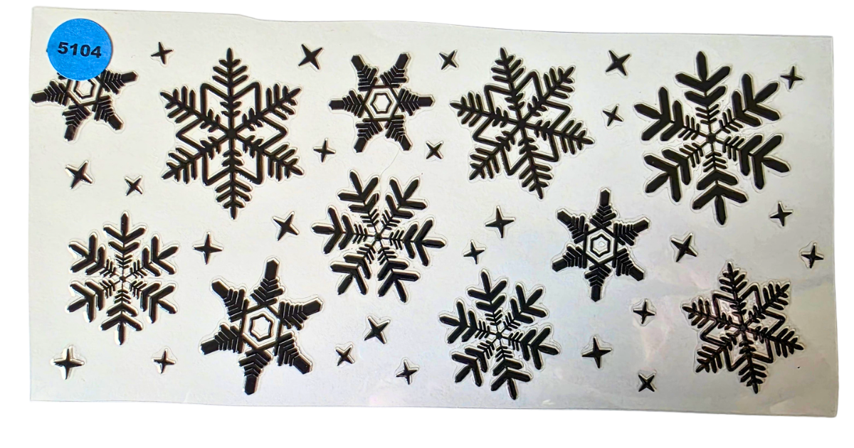 5104 SNOWFLAKES CUP DECAL