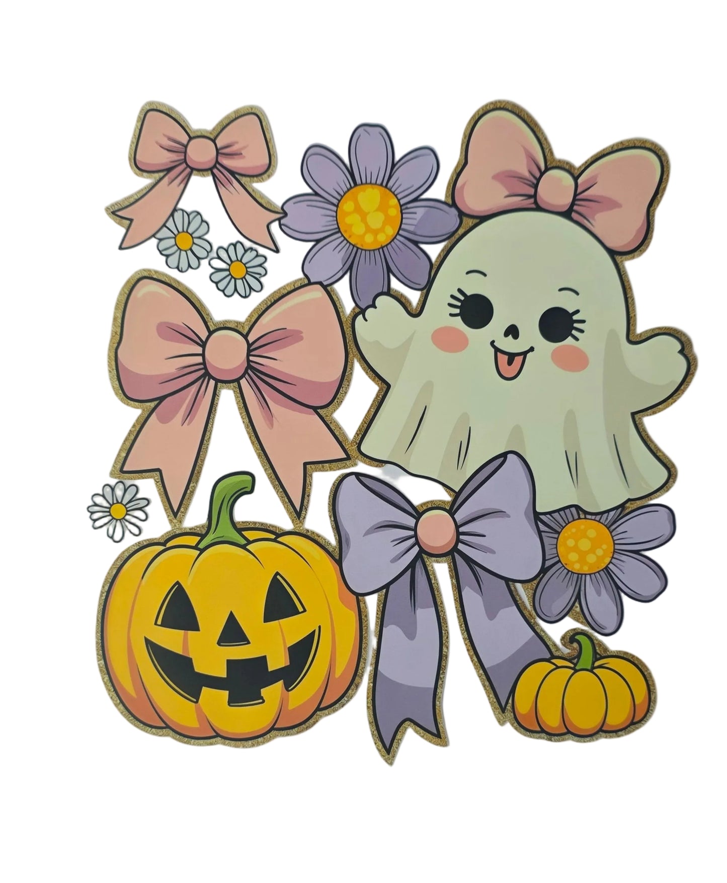 PUMPKIN & GHOST TOTE BAG TRANSFER