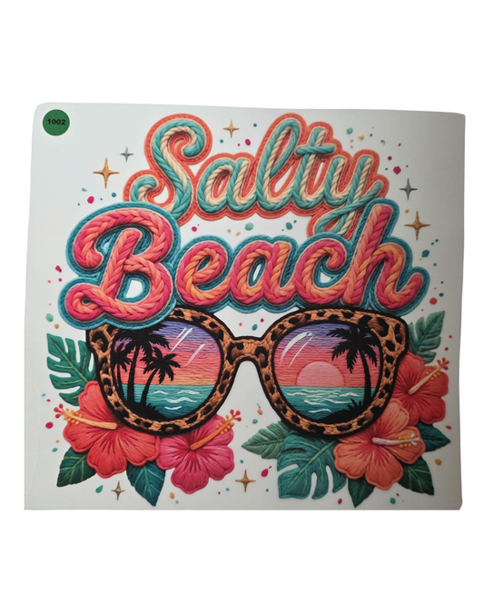 1002 SALTY BEACH SHIRT TRANSFER