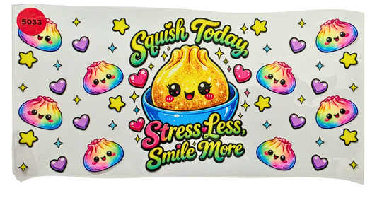 5033 SQUISHY DUMPLING CUP DECAL
