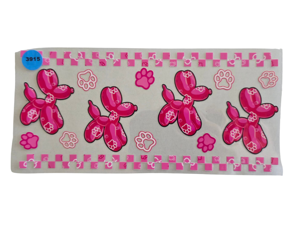 3915 VALENTINE BALLOON DOG