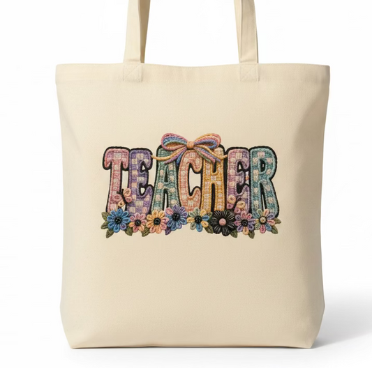 TEACHER TOTE BAG
