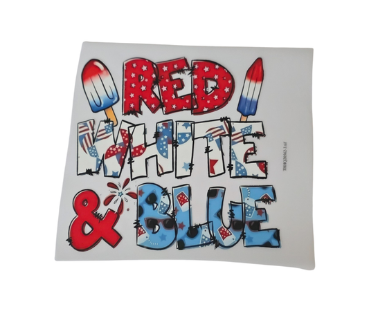 737 RED WHITE & BLUE