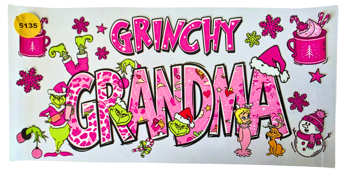 5135 GRINCHY GRANDMA CUP DECAL