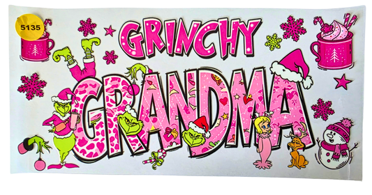 5135 GRINCHY GRANDMA CUP DECAL