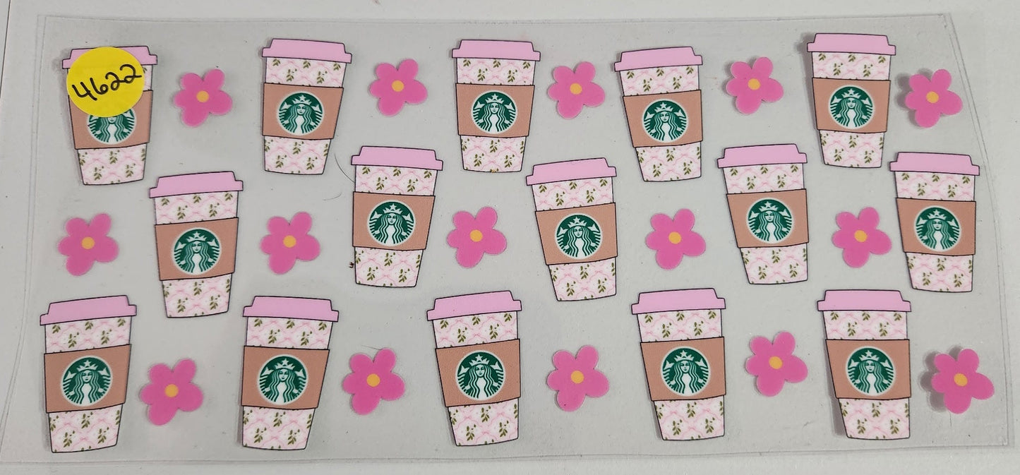 4622 STARBUCKS CUP DECAL
