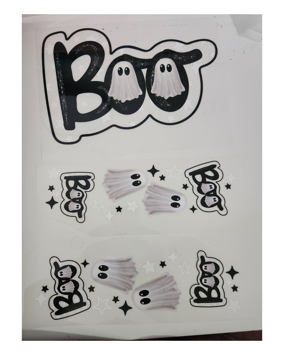 1130 BOO WITH SLEEVES SHIRT TRANSFER