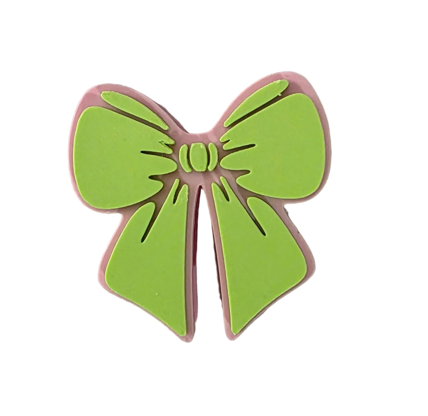 LIGHT PINK AND GREEN STRAW TOPPER