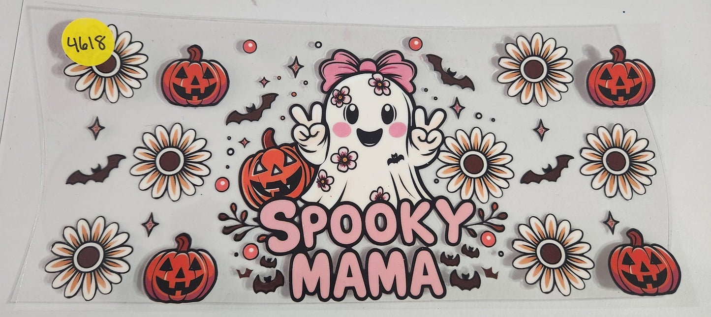 4618 SPOOKY MAMA CUP DECAL