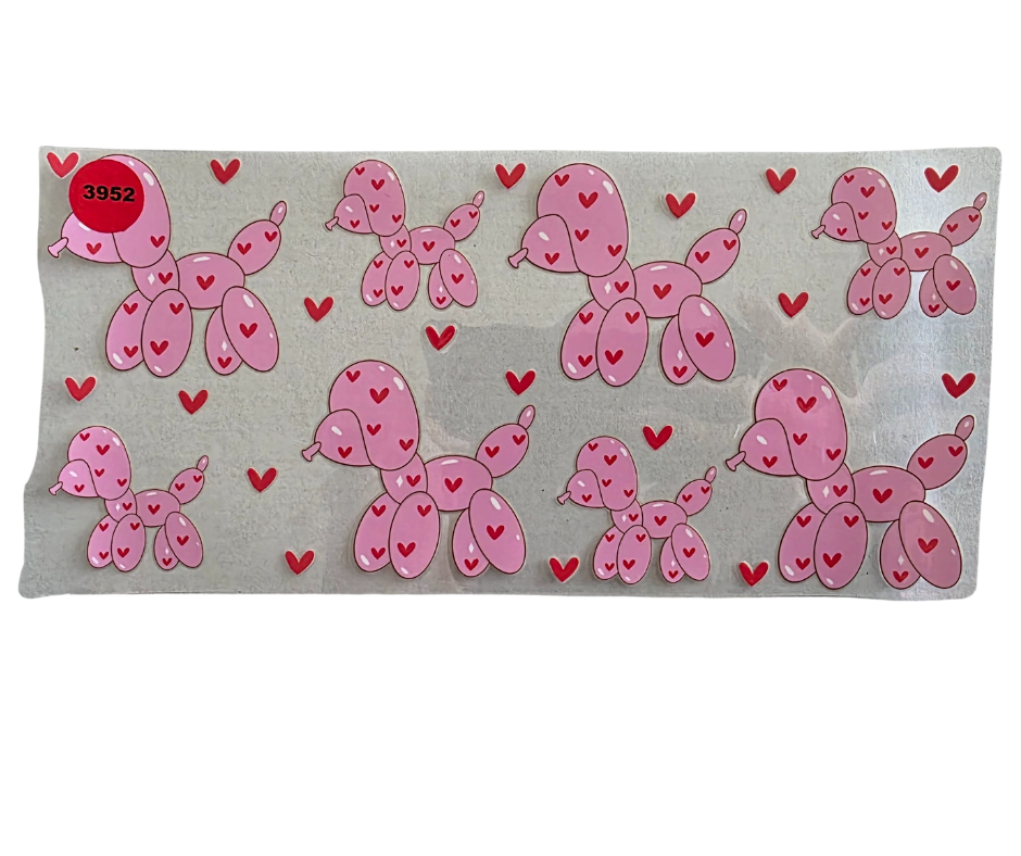 3952 VALENTINE BALLOON DOG