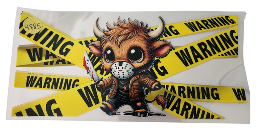 4885 JASON HIGHLAND COW CUP DECAL