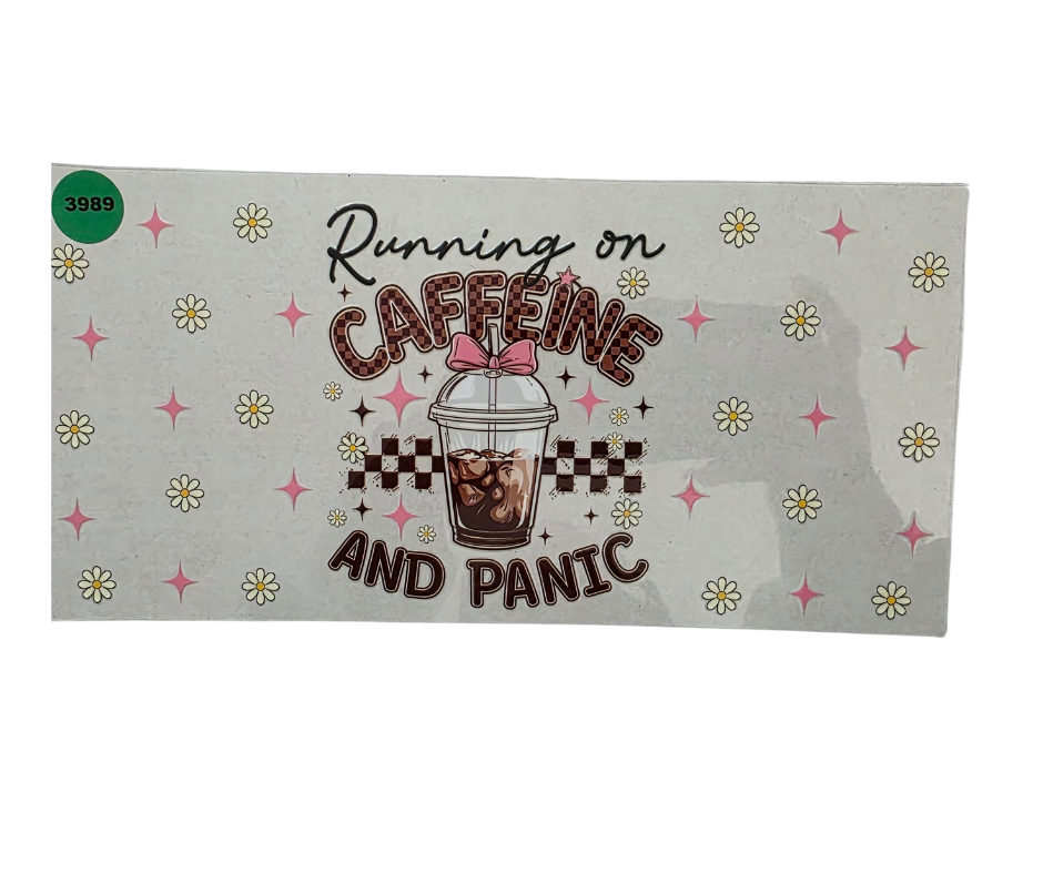 3989 RUNNING ON CAFFEINE AND PANIC