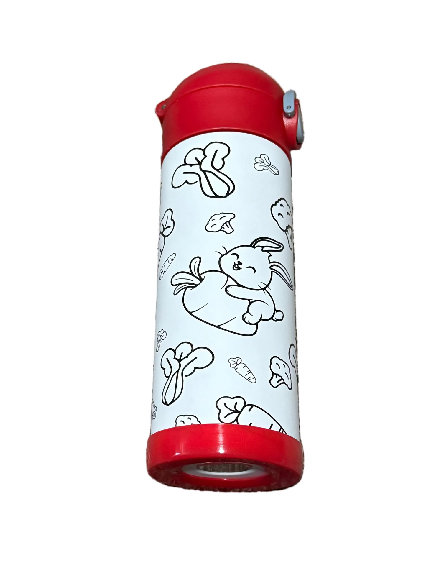 12oz RED LIDS COLORING CUP