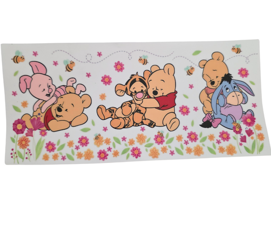 1218 POOH & FRIENDS FLOWERS