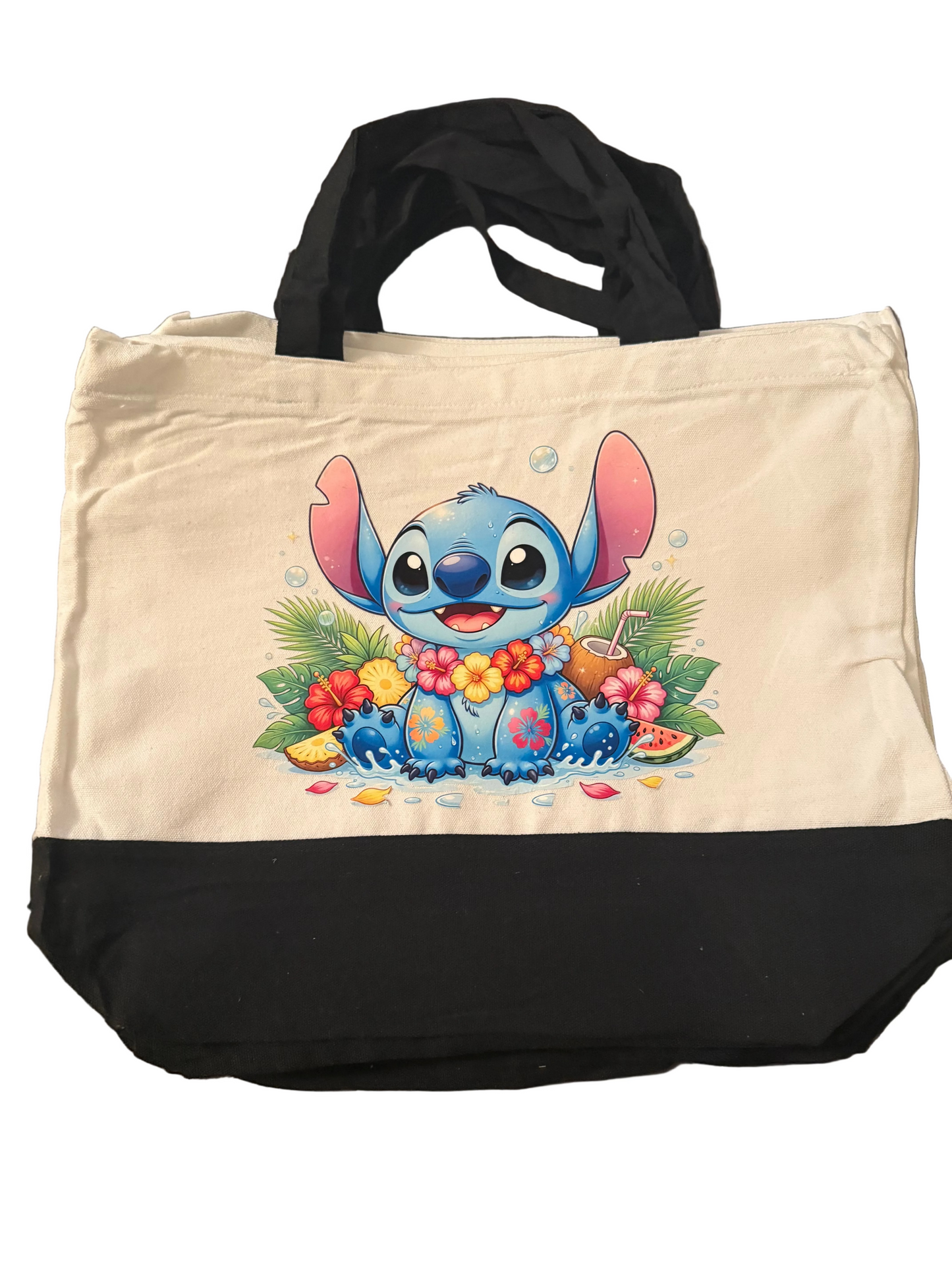 STITCH ZIPPERED TOTE BAG