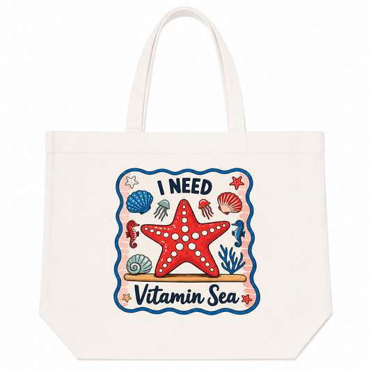I NEED VITAMIN SEA TOTE BAG