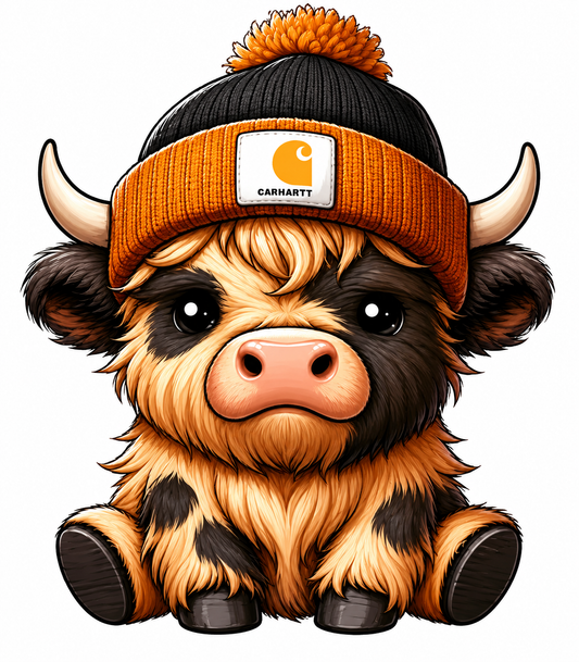 HIGHLAND COW TOTE BAG TRANSFER