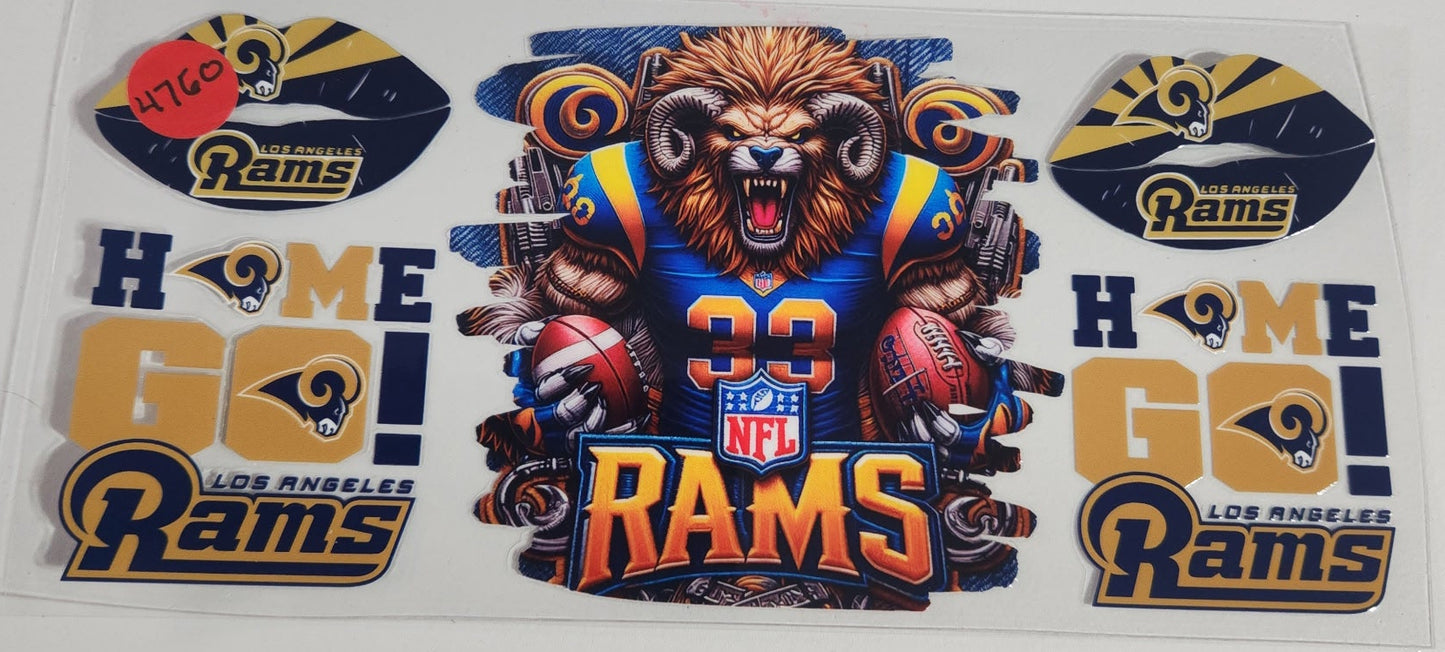4760 RAMS CUP DECAL