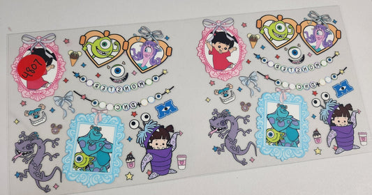 4807 MONSTERS INC CUP DECAL