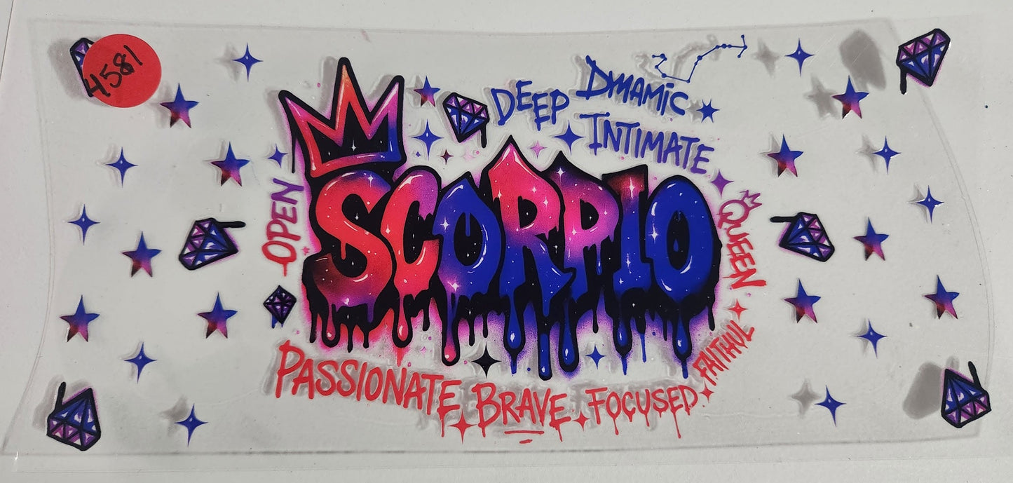 4581 SCORPIO CUP DECAL