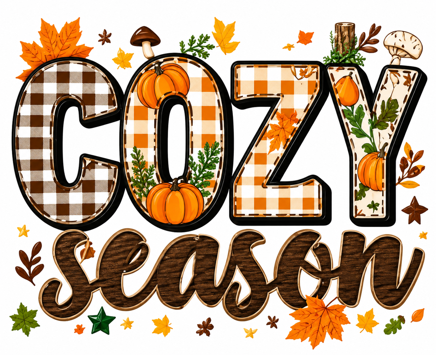 COZY SEASON TOTE BAG TRANSFER