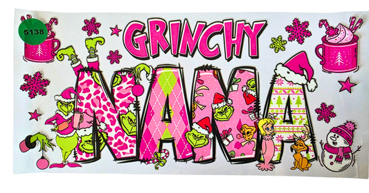 5138 GRINCHY NANA CUP DECAL