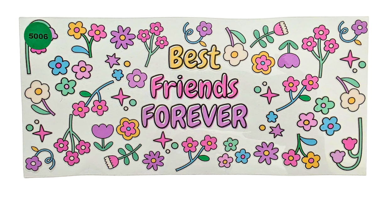 5006 BEST FRIENDS CUP DECAL