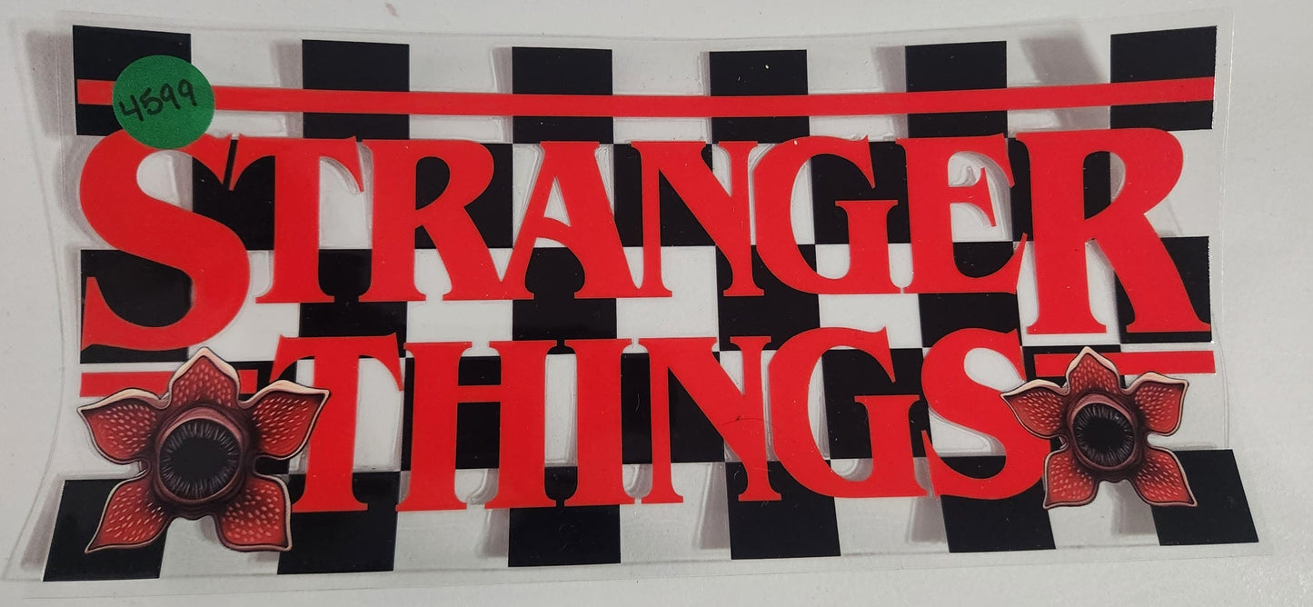 4599 STRANGER THINGS CUP DECAL