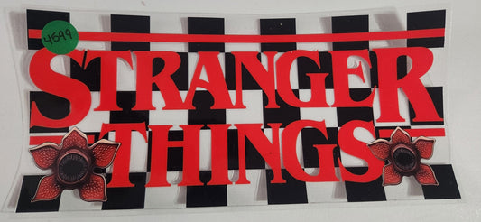 4599 STRANGER THINGS CUP DECAL