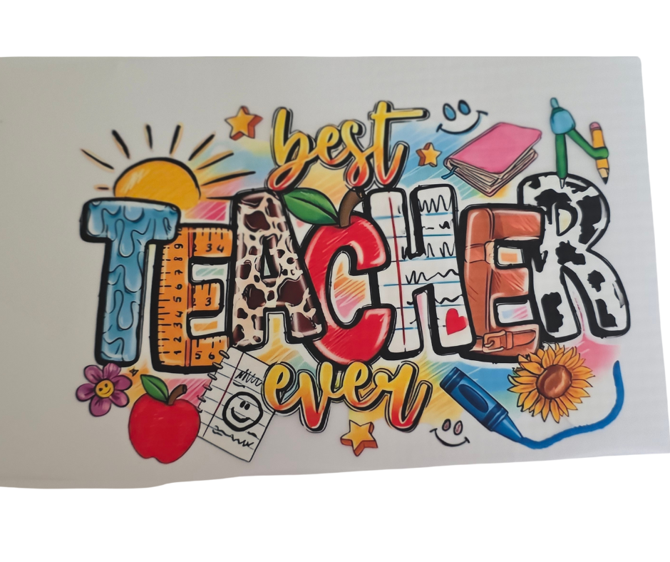 566 BEST TEACHER EVER TRANSFER