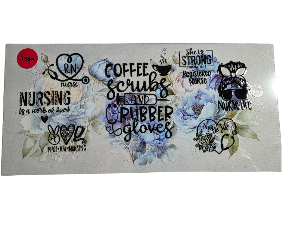 3388 COFFEE SCRUBS AND RUBBER GLOVES