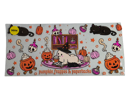 3054 PUMPKIN FRAPPES & BOOKS