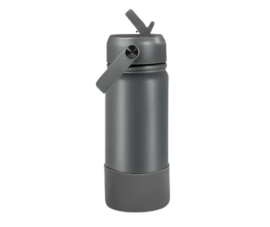 GREY 18oz STAINLESS STEEL LEAK PROOF (DECAL ONLY)