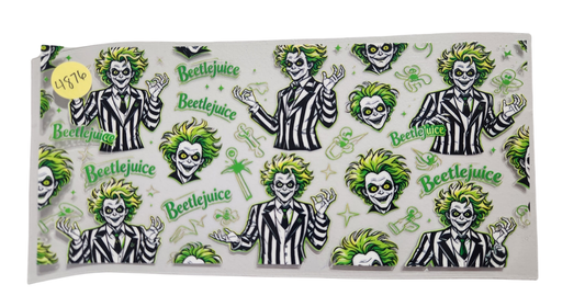 4876 BETTLEJUICE CUP DECAL
